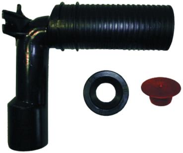 Siphonanschlusswinkel DN56 für Siphonrohre DN32 und DN40 HL34/56